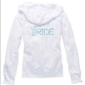 Victoria's Secret Bride Zip Up Hoodie